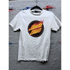 Santa Cruz Skateboards Flame logo t shirt small